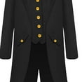 thumbnail image 6 of Aoochasliy Family Christmas Pajamas Parent-child Clothing Men's Retro Clothing Children's Mid-length Punk Retro Tuxedo, 6 of 7