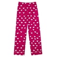 thumbnail image 5 of AUNVITO Women's Valentine Pajama Set Long Sleeve Notched Collar with Pockets and Print Casual Comfortable Loungewear, 5 of 7