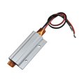 thumbnail image 1 of Placa calefactora PTC de aislamiento, carcasa de aluminio segura y de alta confiabilidad Elemento calefactor PTC Placa calefactora termostática 60 × 28 × 7 mm(12V/70), 1 of 5