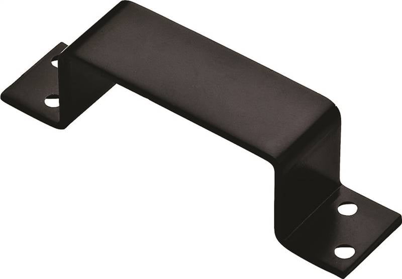6531602,BAR HOLDERS,CLOSED,STEEL Size In=6.5 x 1.5,Finish=Black