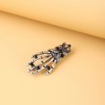 thumbnail image 3 of Vintage Style Skeleton Skull Palm Shape Alloy Brooch Punk Style Gothic Brooch Pin Halloween Decoration, 3 of 4