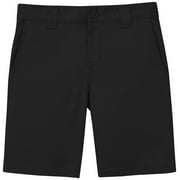 Classroom School Uniforms Adult Stretch Slim Fit Shorts 52484, 36, Black