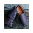 thumbnail image 5 of Gomelly Mens Casual Shoes Classic Flats Comfort Loafers Non-Slip Boat Shoe Wedding Party Dress Blue 8, 5 of 7