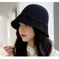 thumbnail image 4 of CoCopeaunts Straw Hat for Women Wide Brim Summer Folable Sun Hats Bucket Hat Outdoor Breathable Hollow Beach Hat, 4 of 8