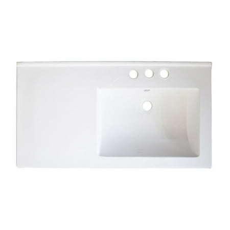 American Imaginations 34 Ceramic Bathroom Vanity Top American Imaginations 34 Ceramic Bathroom Vanity Top