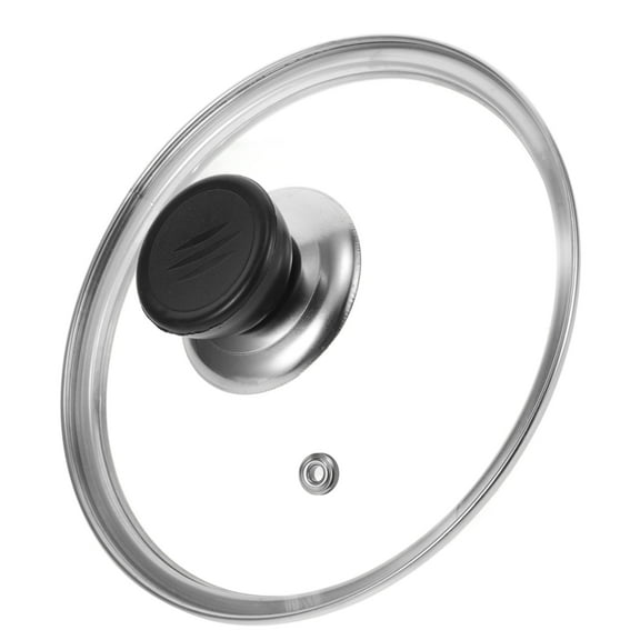 WASHWEPE Sleek and Simple Design Tempered Glass Lid Transparent Glass 1Pcs for Home Cooks