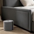 thumbnail image 4 of Topukaiba W-Shape Foam Edge Protector, 6.5FT Baby Proofing Corner Guard with Adhesive Tape for Furniture Wall Fireplace Table Stair Door, Protector & Desk,Grey,78.7x7.8in, 4 of 5