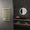 thumbnail image 1 of Paris Mirror Leto 8 Bar Towel Warmer Gold, 1 of 1