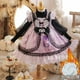 thumbnail image 2 of Sanrios Anime 2024 Melody Kuromi Y2K Girls Dress Birthday Party Plush Autumn Winter Kids Tulle Dress Lolita Princess Dress Dress, 2 of 5