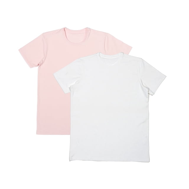 BELIME Set 2 Playera Hombre Cuello Redondo Slim Fit, Algodón, Manga Corta Casual