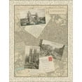thumbnail image 3 of Vision Studio 19x24 Black Modern Framed Museum Art Print Titled - Post Cards from London, 3 of 5