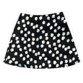 thumbnail image 5 of Maxi Skirts for Women High Waisted Satin Printed Short Skirt Floral Leopard Print Fashion Womens Clothes Black L, 5 of 5
