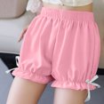 thumbnail image 5 of WMTBSRSW Girl Summer Shorts Ruffled Pumpkin Bloomers Shorts for Kids High Waisted Workout Athletic Shorts Casual Underdress Bottom Shorts 4-16 Years, 5 of 6