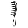thumbnail image 1 of Wide Tooth Comb, Ergonomic Handle Anti-Static Hair Comb Professional  For Comb Hair For Barber Black,Gray, 1 of 8