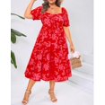 thumbnail image 3 of Vestido Talisea Vestido de verano bohemio floral de talla grande 2025, 3 of 7