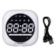 thumbnail image 2 of Altavoz con reloj Bluetooth, altavoz con reloj Bluetooth P12, altavoz con reloj inalámbrico, radio despertador digital, altavoz confiable y duradero, 2 of 9