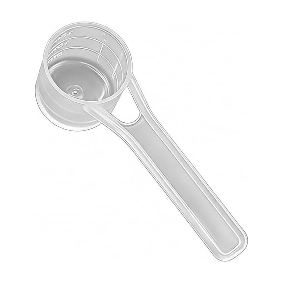 Eqslft 4 Pack Plastic Tablespoon Scoop,15/25/50/100ml Capacity,Long Handle,Gram Measuring Scoops for Coffee Tea Protein Spices Pet Food Dry Goods