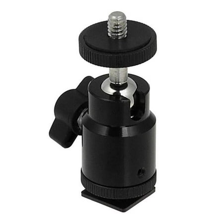 0.25 x 20 in. Camera Accessory Mount Shoe with Mini Ball Head