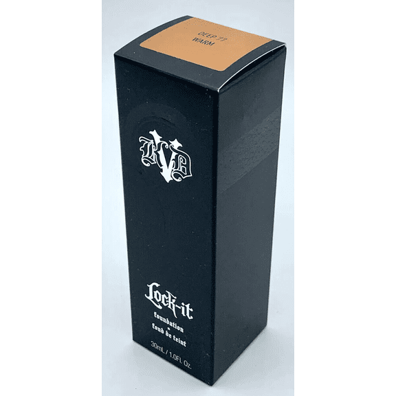 Kat Von D Lock-It Liquid Foundation 77 Deep - Warm Undertone