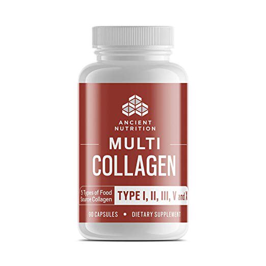 Ancient Nutrition Multi Collagen (Types 1, 2, 3, 5, 10) Capsules, 90 Ct