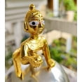thumbnail image 6 of WC_Laddu Gopal Krishna Statue for Janmashtami - Hindu God of Love and Divine Joy Kanha Krishna Idol, Baby Krishna Murti-Religious Gift - Home Decor Item, 6 of 7
