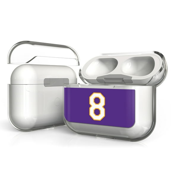 Beyond Cell Transparent Clear Case Cover Designed for Airpods Pro Charging Case Protection - Purple 8