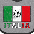thumbnail image 4 of Inktastic Italian Soccer Boys or Girls Baby Bib, 4 of 4