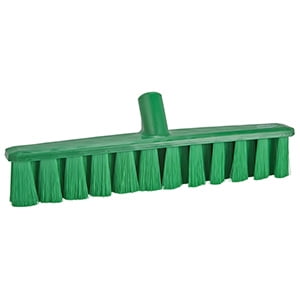 Vikan 16" UST Push Broom- Soft - Green (4 Units)