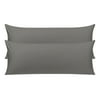 Unique Bargains Pillowcases 2 Pack 100% Cotton Body Pillow Covers Dark Gray 20" x 60"