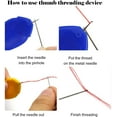 thumbnail image 4 of 10PCS Plastic Wire Loop DIY Simple Needle Threader Hand Machine Sewing Tool for Needle Work, Embroidery, Sewing Craft, DIY Art, 4 of 5