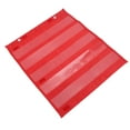 Pocket Chart 5 Rows Transparent Schedule Pocket Chart for Home