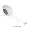 thumbnail image 2 of 13m Wall-Mounted Retractable Double Clothes Drying Line Indoor Outdoor Washing Landry Tool ,Clothes Line, Retractable Clothes Line, 2 of 8