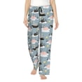 thumbnail image 1 of Fotbe Swan Princess On Lake Pantalones de Pijama para Mujer, Pantalones de Dormir, Pantalones Pj con Cordón y Bolsillos-3X-Large, 1 of 6