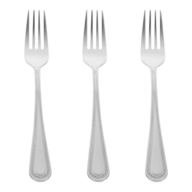 MIANGASTORE 3Pcs Cake Forks Dessert Forks Stainless Fruit Picks Appetizer Serving Fork Reusable Forks