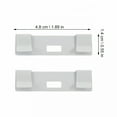 thumbnail image 3 of LAMIRO 12pcs Vertical Blind Replacement Slat Repair Fixer Part, 3 of 4