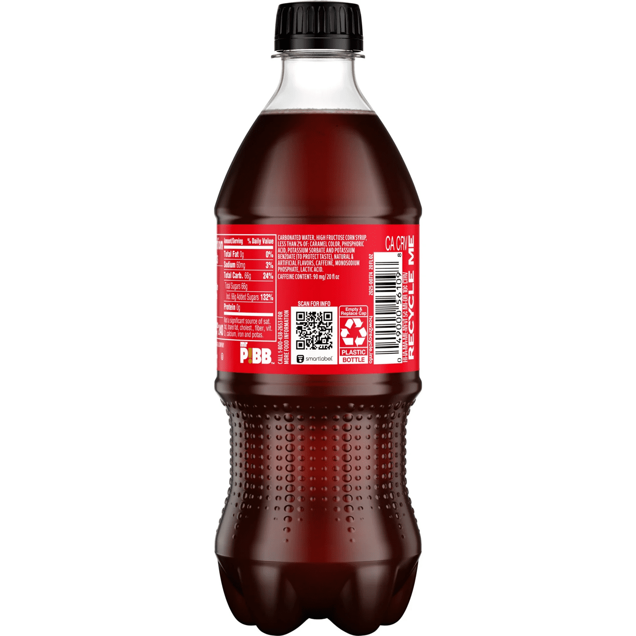 Mr Pibb Spicy Cherry Soda, 20 fl oz Bottles, 24 Pack