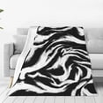 thumbnail image 1 of Fotbe Leopard And Zebra 2 Manta de Franela Acolchonada con Estampado, Súper Suave y Esponjosa, Extra Grande para Sofá, Cama, Uso Todo el Año-80"x60", 1 of 7