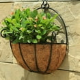 thumbnail image 6 of GadgetVLot Hanging Coconut Vegetable Flower Pot Basket Liners Planter Garden Decor Iron Art Crafts, 6 of 7