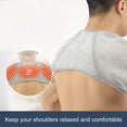 thumbnail image 3 of Shoulder Warmer Solid Color Wind And Cold Protection Comfortable Support Body Muscle Pain Relief Health Care Heat Warm Therapy Pa, 3 of 10