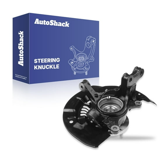 AutoShack Front Loaded Steering Knuckle and Wheel Hub Bearing Assembly - Driver Side for Toyota, Sienna 2011-2017, AWD FWD L4 2.7L V6 3.5L - with ABS