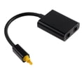 thumbnail image 2 of SPDIF / Divisor de sonido digital óptico Cable de sonido de fibra (Negro) Hugo Cable de audio de fibra digital, 2 of 10