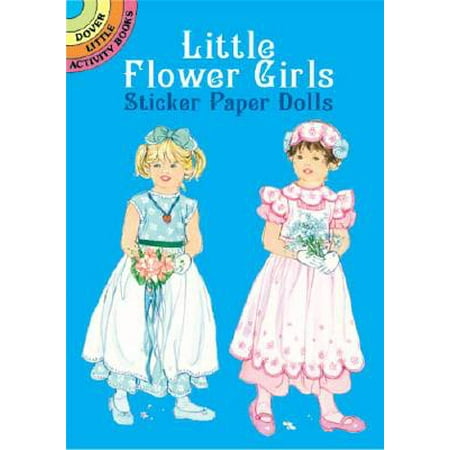 - Little Flower Girls Sticker Paper Dolls