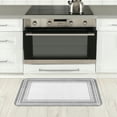 thumbnail image 4 of (2 pack) Mainstays Décor Frame Woven Kitchen Mat, Gray, 20" x 32", 4 of 9