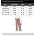 thumbnail image 6 of Womens Casual Striped Wide Leg Pants Drawstring Elastic Waist Y2K Straight Long Trousers Palazzo Pants Ribbed Sweatpants with Pockets Alsol Lamesa, 6 of 6