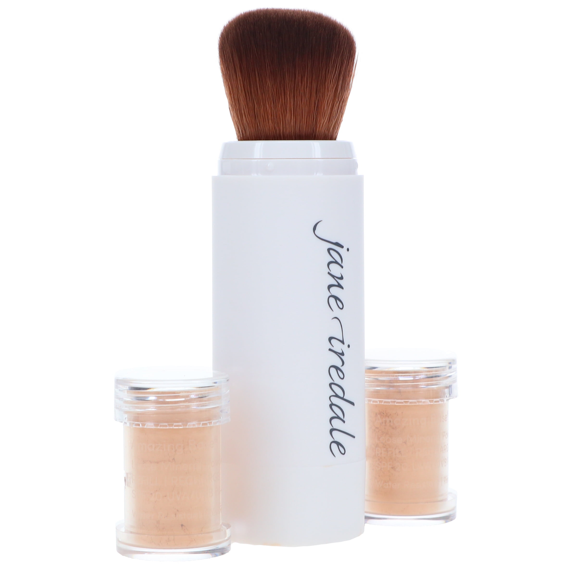 jane iredale Amazing Base Loose Mineral Powder Refillable Brush Amber 0.18 oz