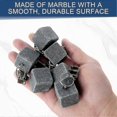 thumbnail image 5 of 16pcs Tablecloth Weights With Metal Clip, Cube Table Covers Pendant Stones, Marble Table Cloth Weights For Decorationp2025041101016, 5 of 5