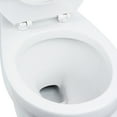 thumbnail image 6 of Miseno Two-Piece High Efficiency Toilet With Round Chair Height Bowl, Molded Seat, Trip Lever And Wax Ring (1.28 Gpf) White, 6 of 6