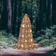 thumbnail image 5 of Honeii Squirrel And Maple Leaves Print Poncho Cape, Cloak Coat, Snuggly Hooded Wearable Blanket, Hooded Cape For Teenagers,Halloween Costumes-Medium, 5 of 7