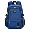thumbnail image 1 of Primary and Middle School Students Schoolbag Boys Light Large Capacity Backpack Children Burden Relief Spine Protection Backpack - Blue, 1 of 1