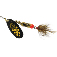thumbnail image 1 of Mepps Black Fury Dressed #2 Black/Yellow Dots, 1 of 3